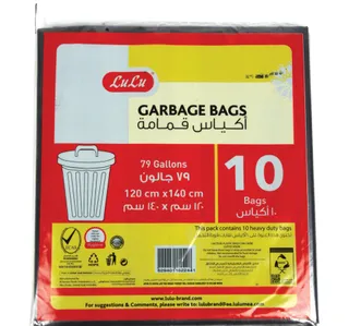 Lulu Garbage Bags 79 Gallon 120cm 140cm 10pcs
