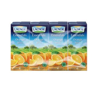 Lacnor Essential Orange Juice 8 180 Ml