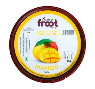 True Froot Freshly Frozen Mango Fruit Blend 1 kg