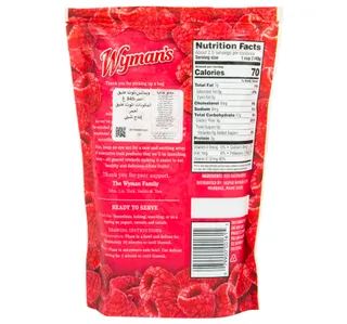 Wyman's Of Maine Red Raspberries 340 g