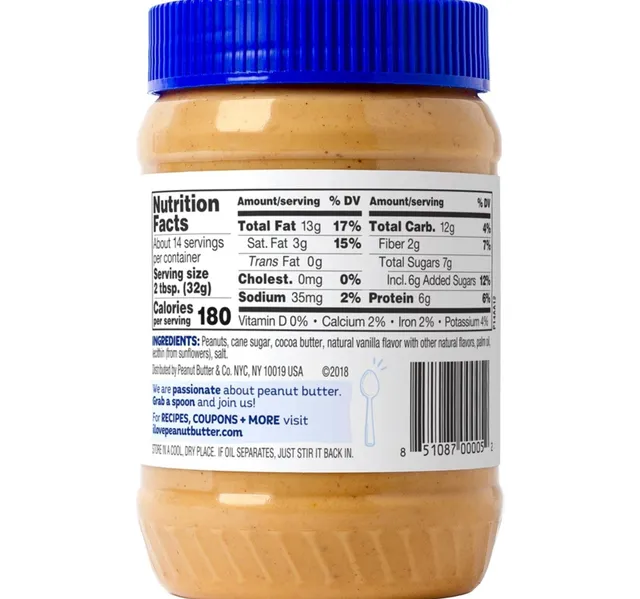 Peanut Butter & Co. White Chocolate Wonderful Peanut Butter 454G