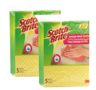 Scotch Brite 3m Sponge Cloth Ultra 2 5 Pcs