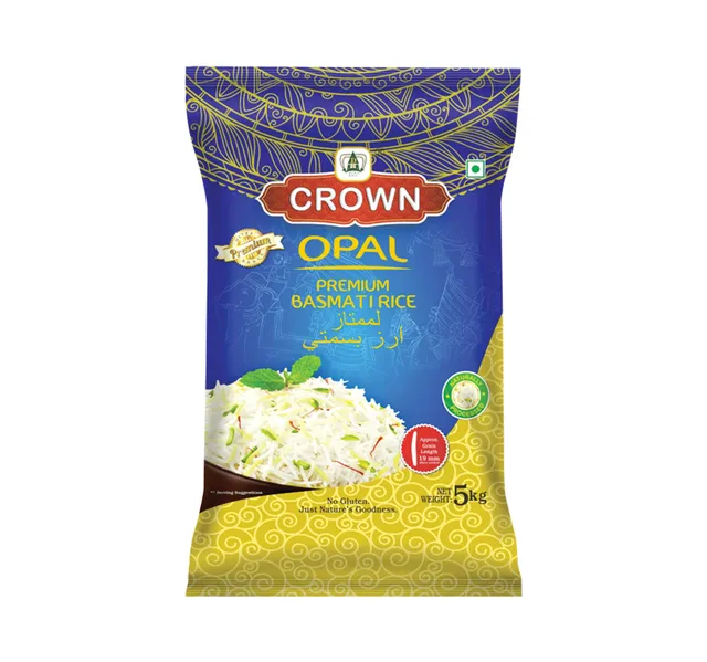 Crown Opal Basmati Rice Value Pack 5 Kg