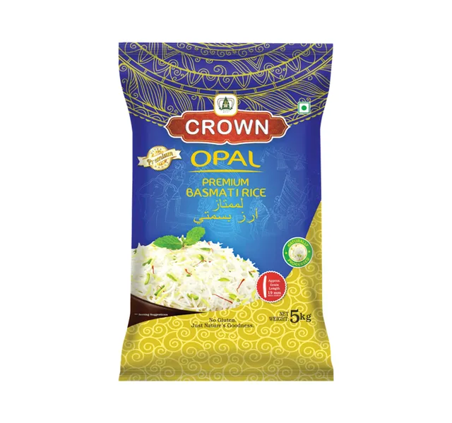 Crown Opal Basmati Rice Value Pack 5 kg