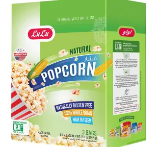 LuLu Microwavable Pop Corn Natural 297 g