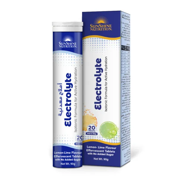 Sunshine Nutrition Isotonic Electrolyte Effervescent 20 Tablets