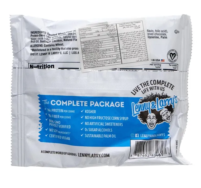Lenny & Larry's The Complete Cookie Chocolate Chip 113 g