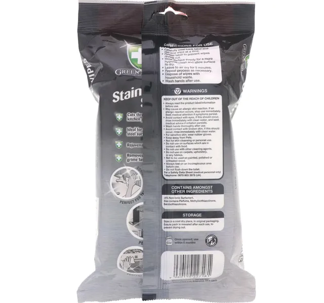 Green Shield Stainless Steel Wipes 70pcs
