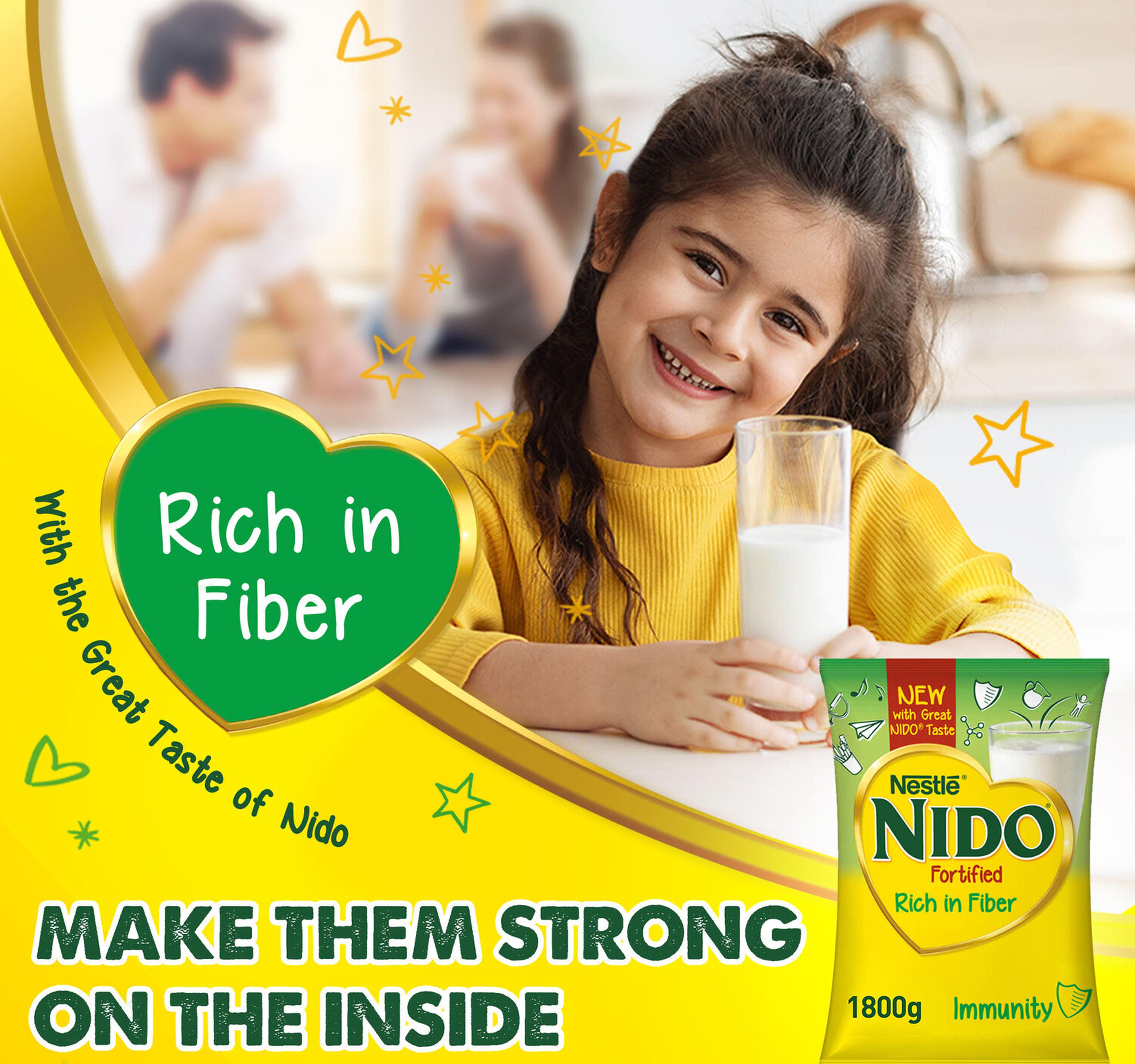 Nestle Nido Fortified Milk Powder Rich In Fiber 18 Kg