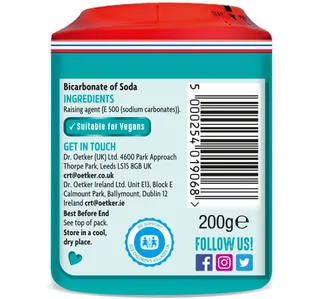 Dr. Oetker Bicarbonate Of Soda Tub 200g