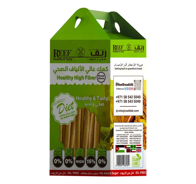 Reef Healthy High Fiber Bread Sticks 350 g