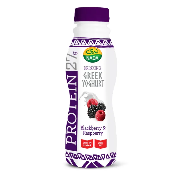 Nada Low Fat Blackberry & Raspberry with Mix Fruits Drinking Greek Yoghurt 330 ml