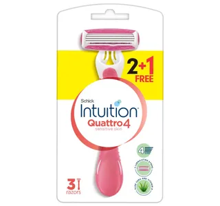 Schick Quattro Sensitive Razors For Women 21