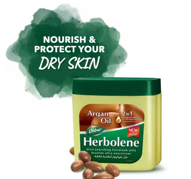 Dabur Herbolene Argan Oil Petroleum Jelly 225 Ml