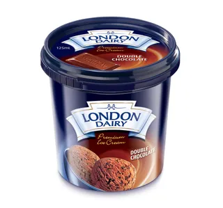 London Dairy Double Chocolate Ice Cream 125 Ml