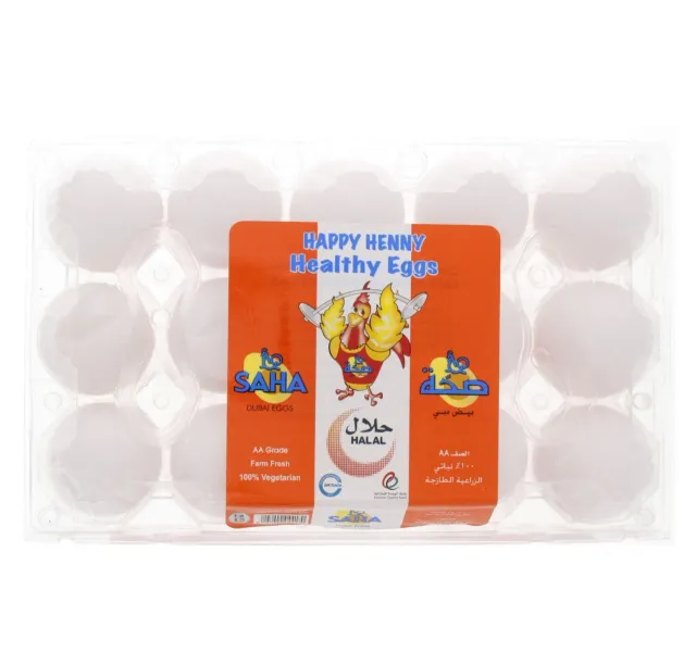 Saha White Eggs Large 15 Pcs