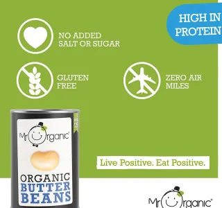 Mr Organic Butter Beans 400 G