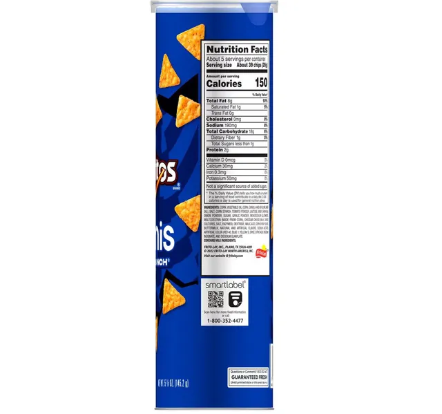 Doritos Minis Cool Ranch Flavored Tortilla Chips 1452 G