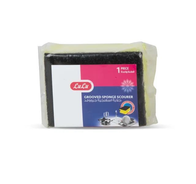 Lulu Grooved Sponge Scourer 1 Pc