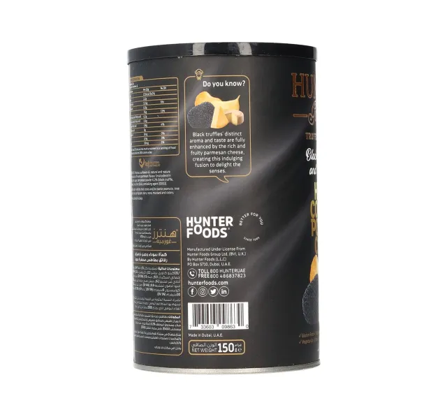 Hunters Gourmet Black Truffle Parmesan Hand Cooked Potato Chips 150 G