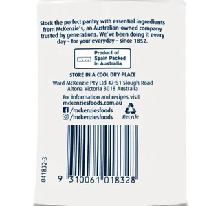 Mckenzies Cream Of Tartar 125 G