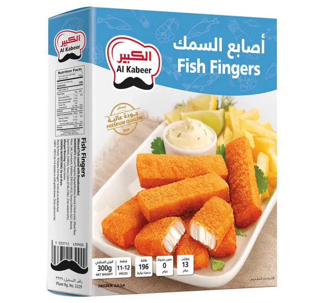 الكبير أصابع السمك المجمدة 300 جم