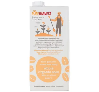 Pure Harvest Organic Whole Grain Oat Milk 1 Litre