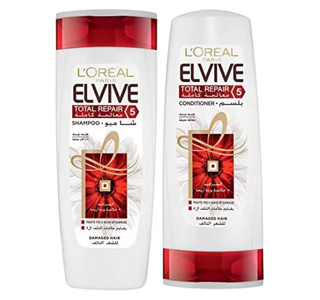 Loreal Paris Elvive Total Repair 5 Shampoo 400 Ml Conditioner 360 Ml