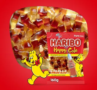 Haribo Happy Cola Gummy Candy 160 G