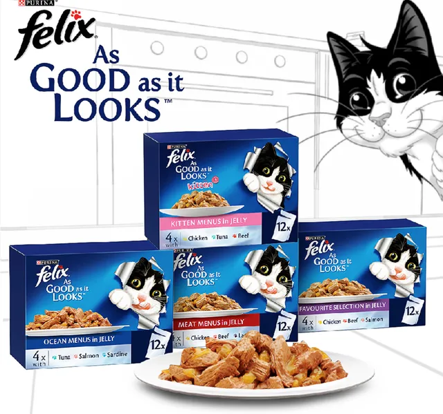Purina Felix As Good As It Looks Delicious Favorite Selections In Jelly