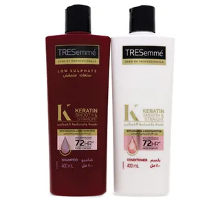 Tresemme Shampoo Keratin Smooth Straight 400 Ml Conditioner 400 Ml