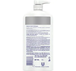 Dove Intensive Repair For Damaged Hair Shampoo Value Pack 1 Litre