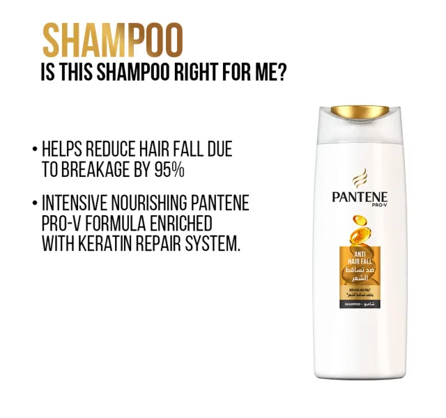 Pantene Prov Antihair Fall Shampoo 400 Ml Conditioner 360 Ml