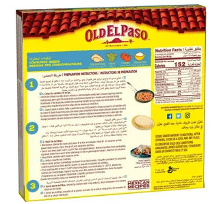 Old El Paso Fajita Kit Extra Mild 476 g