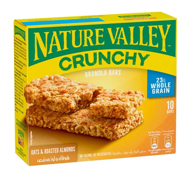 Nature Valley Crunchy Oats Roasted Almonds Granola Bars Value Pack 5 42