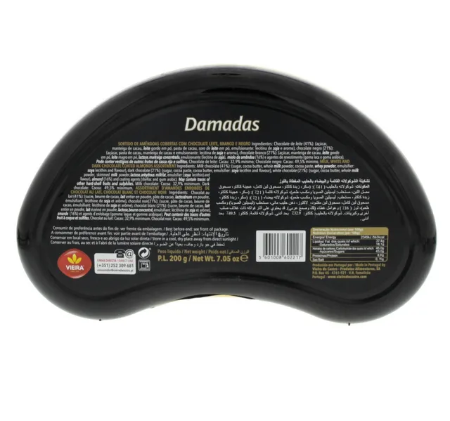 Vieira Damadas Chocolate Almond Assorted 200 g