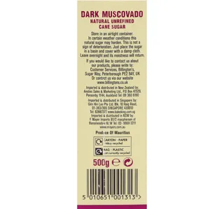 Billingtons Dark Muscovado Sugar 500 G