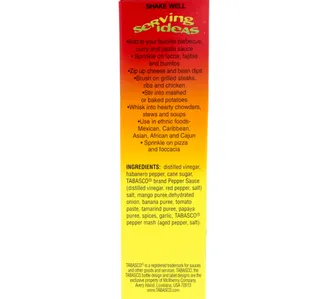 Tabasco Hot Habanero Sauce 150 ml
