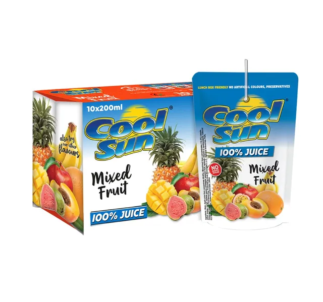 Cool Sun Mixed Fruit Juice Value Pack 10 200 Ml