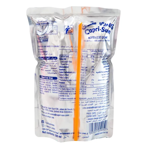 Capri Sun Juice Mixed Fruit 200 Ml