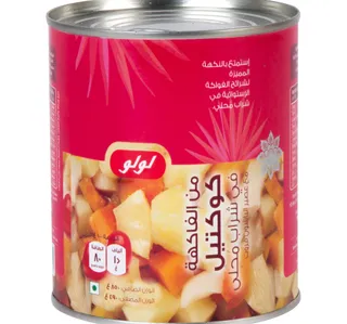 لولو كوكتيل فواكه في شراب كثيف 850 جم