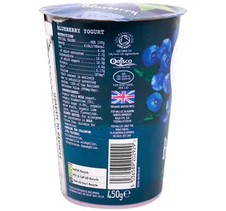 Yeo Valley Organic Blueberry Yogurt 450 G
