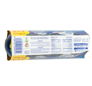 Almarai Greek Style Yoghurt Blueberry 3 150 G
