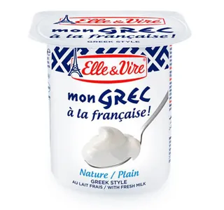 Elle Vire Greek Style Yogurt Plain 125 G