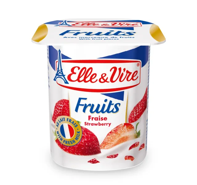 Elle & Vire Fruits Yogurt Strawberry 125 g