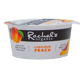 راشيلز زبادي الفواكه عضوي بالخوخ 150جم