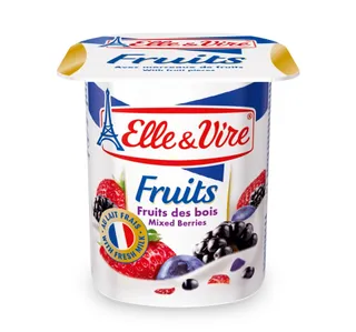 Elle Vire Fruits Yogurt Mixed Berries 125 G