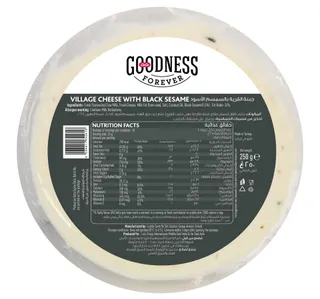 Goodness Forever Village Cheese With Black Sesame 250 g