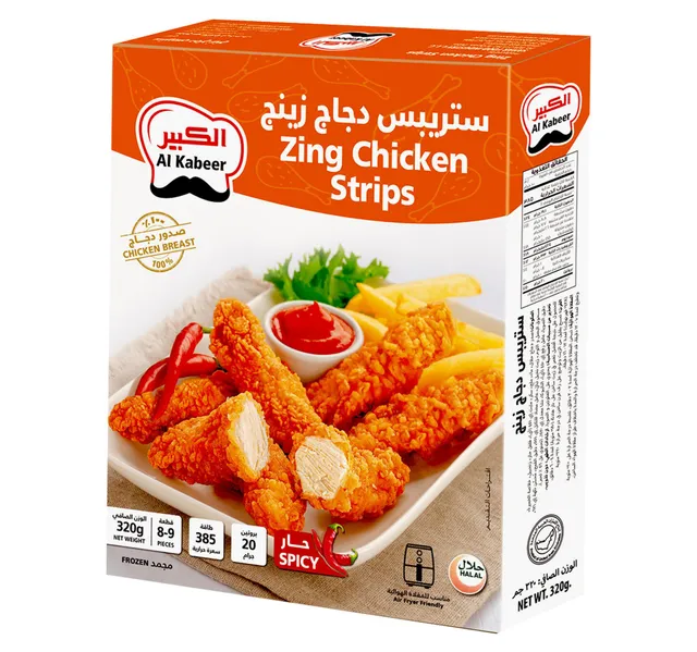 Al Kabeer Zing Chicken Strips 320 G