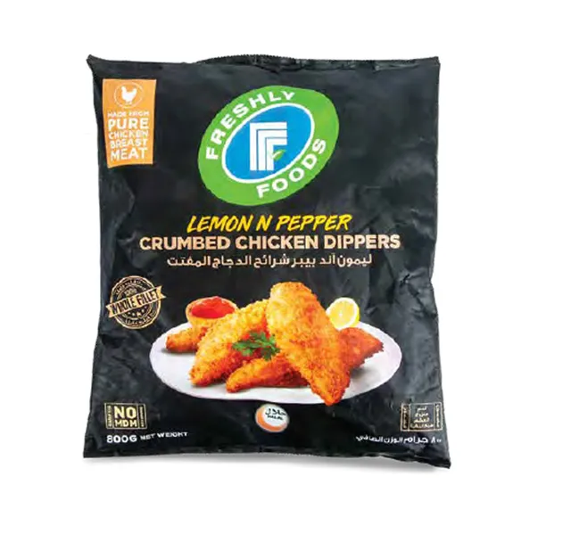 Freshly Foods Crumbed Chicken Dippers Lemon And Pepper 800 G